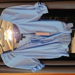 Cropped flirty blouse